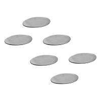 Conjunto de Pratos de Sobremesa Ovais Porto Brasil Orgânico Dust 22,5cm - 6 peças - 1