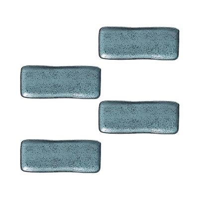 Conjunto de Travessas Retangulares Pequenas Porto Brasil Orgânico Night Sky 22x9,5cm - 4 Peças