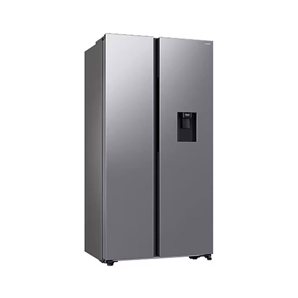Geladeira Side by Side Samsung SmartThings Inox com Dispenser de Água RS57, AI Energy Mode e SpaceMax - 560 litros - 1