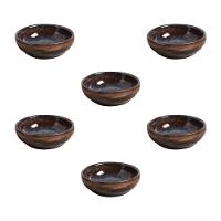 Conjunto de Ramequins Médios Porto Brasil Orgânico Titanium com 6 Peças 70ml - Azul - 1