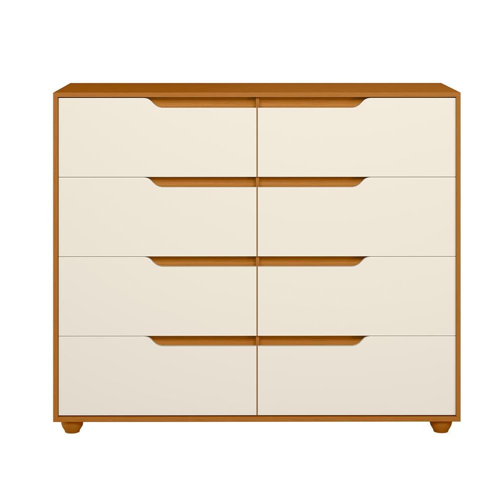 Cômoda Palumoveis Doble com 8 Gavetas – 136cm de Largura - 3