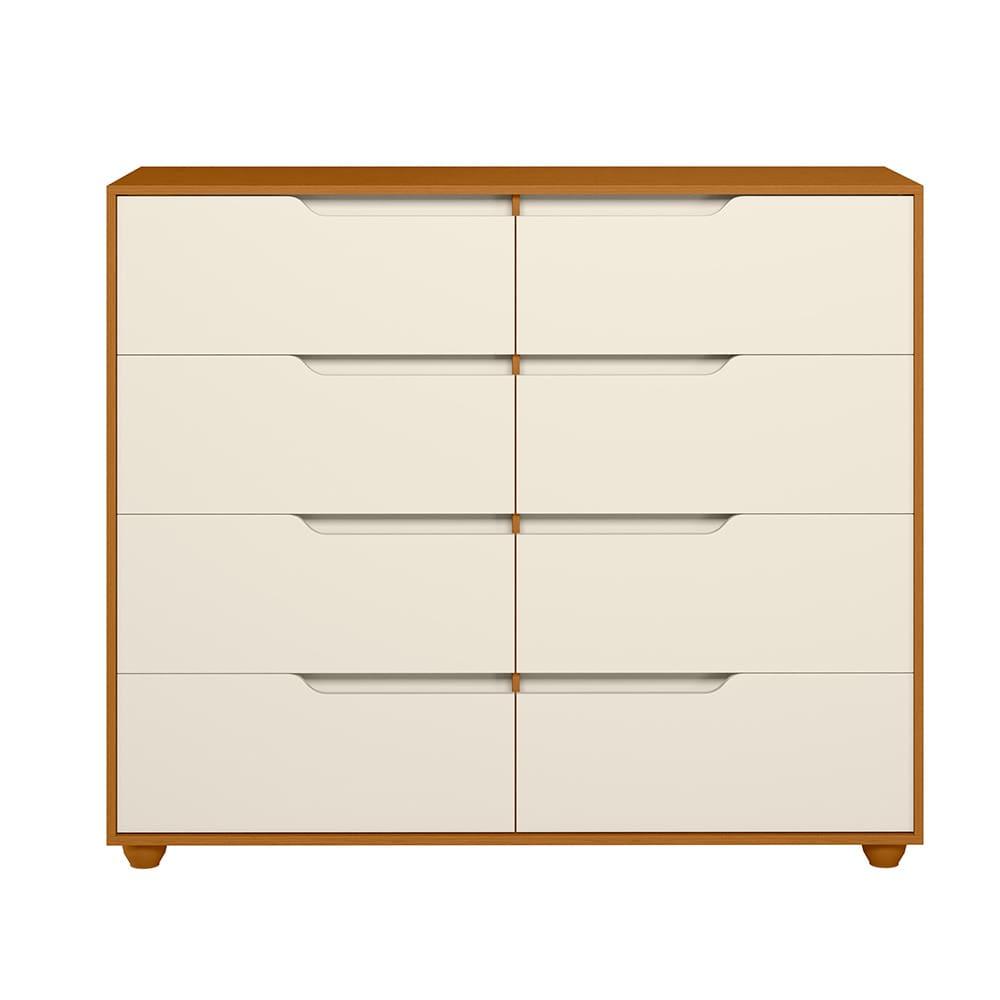 Cômoda Palumoveis Doble com 8 Gavetas – 136cm de Largura - 4