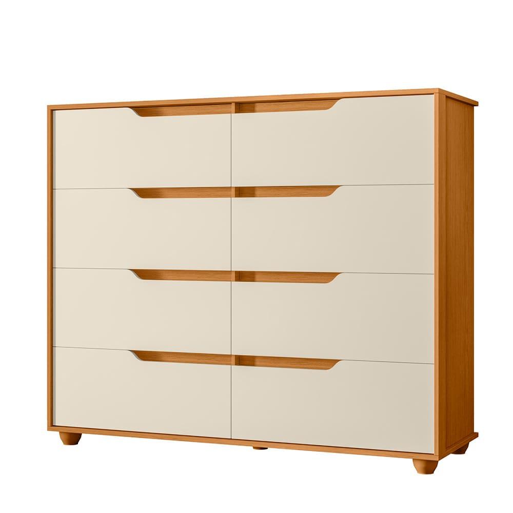 Cômoda Palumoveis Doble com 8 Gavetas – 136cm de Largura - 5