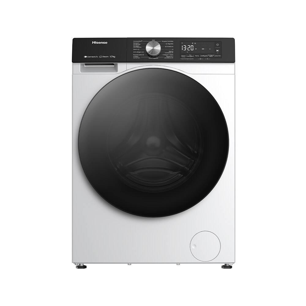 Lava e Seca Hisense 11/7Kg WD3S11 com Motor Inverter, Controle Wi-Fi, 13 Programas de Lavagem e 3 de Secagem, Painel Touch - Branca - 2