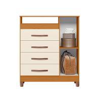 Cômoda Palumoveis Turquesa com 1 Porta e 4 Gavetas – 84cm de Largura - 3