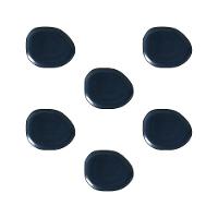 Conjunto de Pratos Oval Porto Brasil Orgânico Night Blue 31cm - 6 Peças - 1