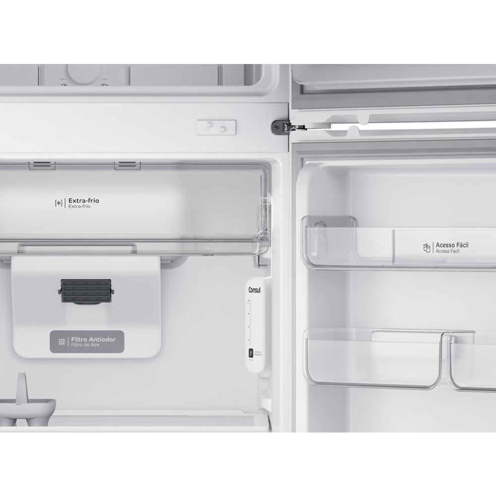 Geladeira Consul Frost Free CRM50LB Duplex Branca com Função Turbo, Iluminação em LED e Filtro Antiodor 410 litros - 7