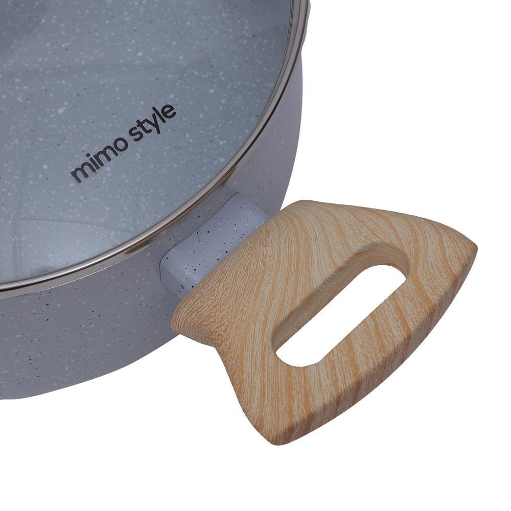 Conjunto de Panelas Mimo Style Pratic Cook Grafite com Revestimento Antiaderente Cerâmico – 5 Peças - 7