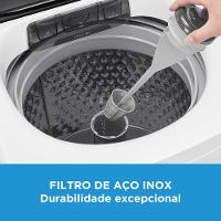 Lavadora de Roupas Midea Wave Agitator 13kg MA512W130A com Timer Digital, Filtro de Fiapos, Função Perfume+ e Sistema Power Mix Dispenser - Branca - 8