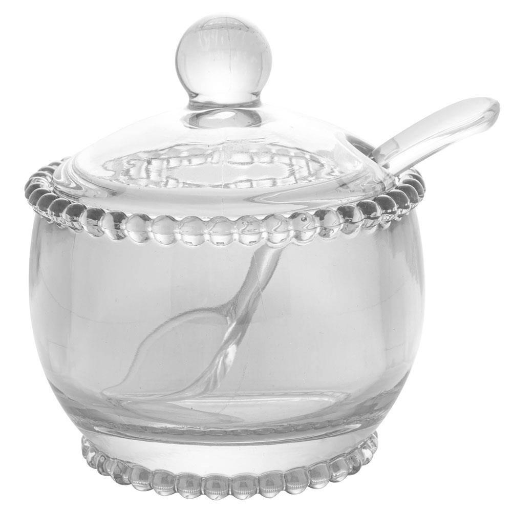 Açucareiro Wolff Pearl com Colher - 200 ml - 2