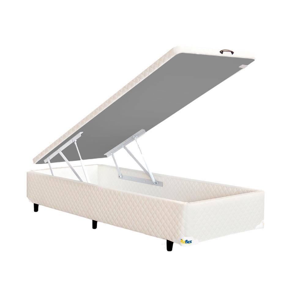 Base Box para Colchão King Size MGA Itaflex Universal com Baú e Pistão à Gás, 34x96x203cm - Bege - 2