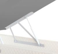 Base Box para Colchão King Size MGA Itaflex Universal com Baú e Pistão à Gás, 34x96x203cm - Branco - 2