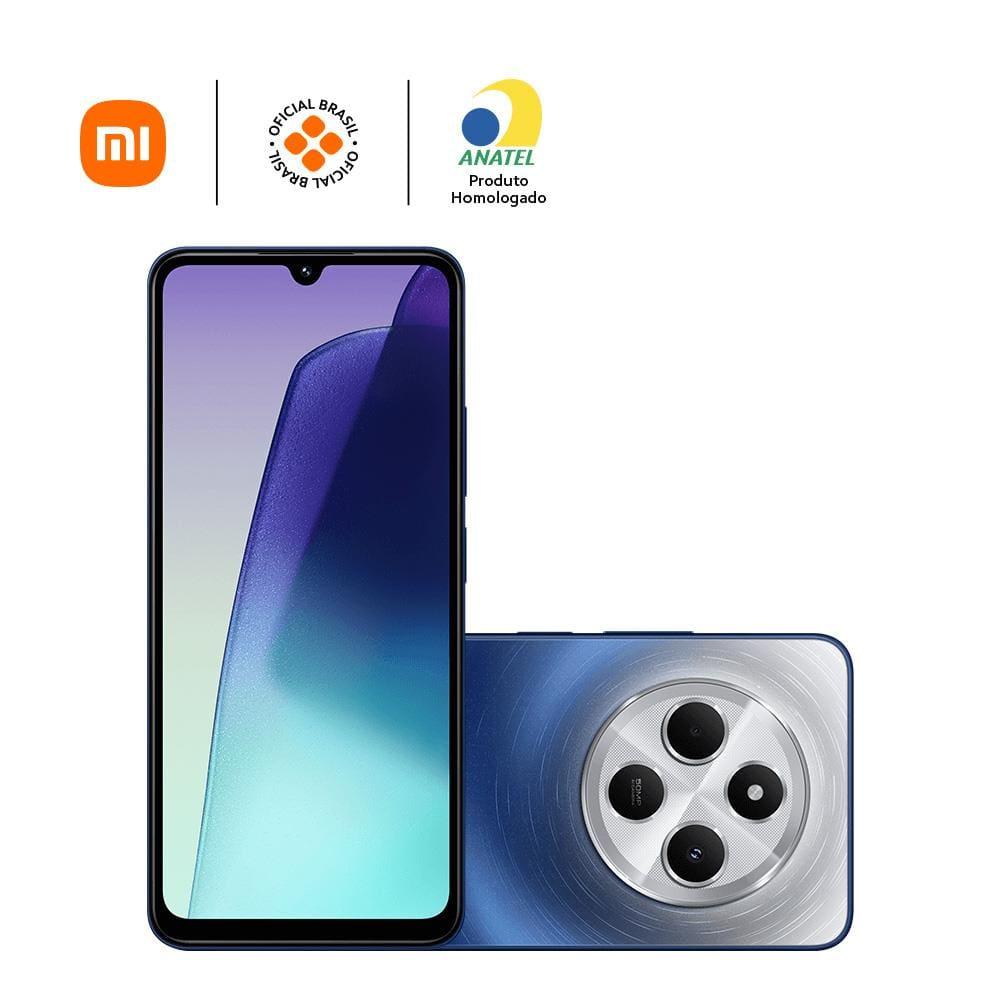 Smartphone Xiaomi Redmi 14C BR 4G Azul 256GB, 4+4GB RAM Virtual, Tela de 6,8’’, MediaTek Helio G81 Ultra e Câmera Traseira Dupla de 50MP - 9