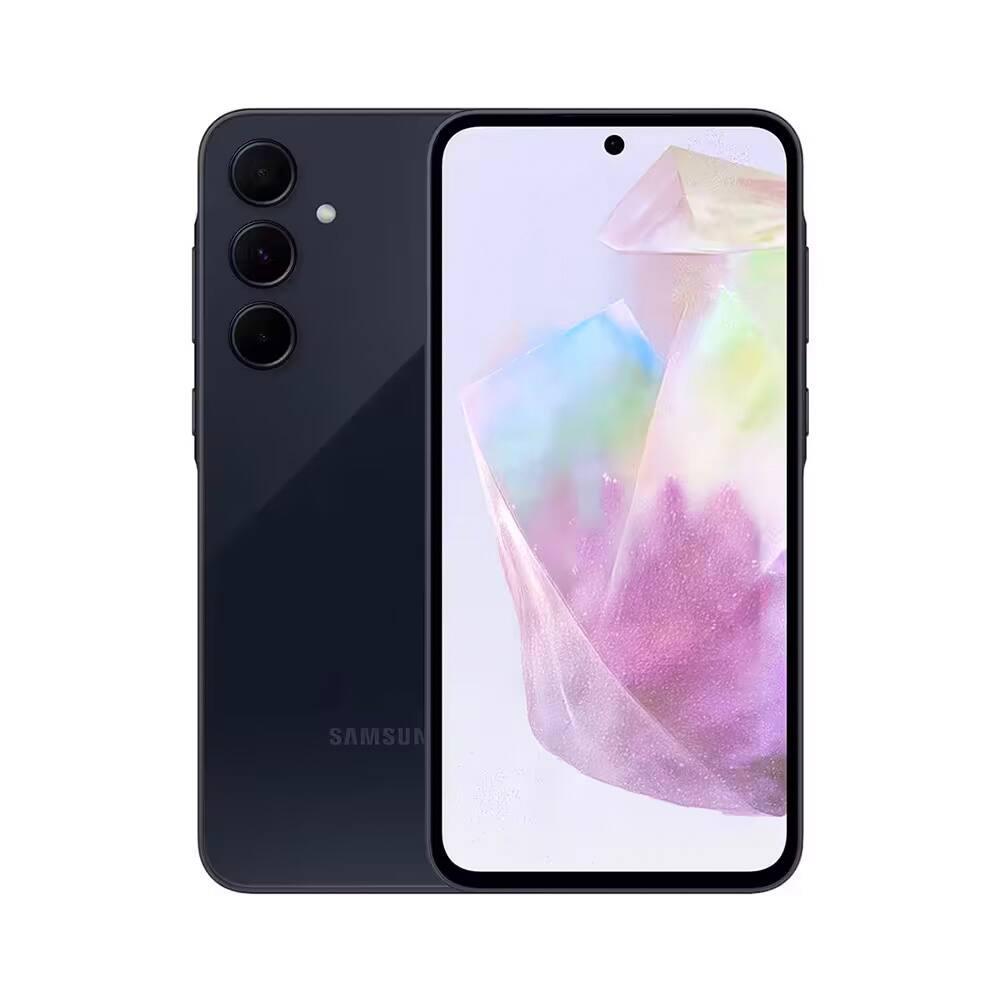 Smartphone Samsung Galaxy A35 5G Azul Escuro 128GB, 6GB RAM, Câmera Tripla Traseira de até 50MP e Tela Super AMOLED de 6,6” + Galaxy Fit3 Grafite - 2