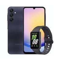 Smartphone Samsung Galaxy A25 5G 256GB Azul Escuro, 8GB, Tela Infinita de 6.5", Octa-Core, Câmera Tripla Traseira + Galaxy Fit3 Grafite - 1