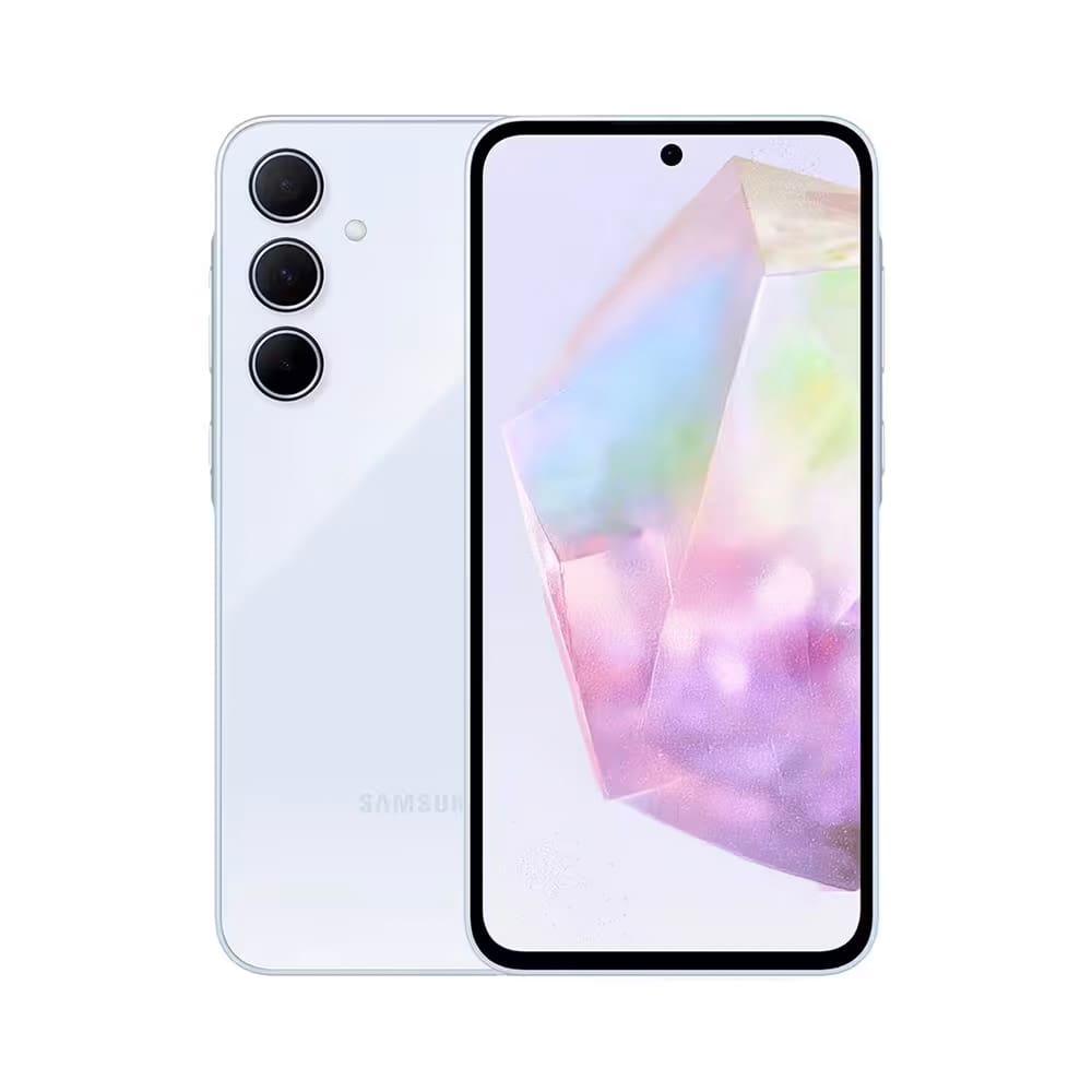 Smartphone Samsung Galaxy A35 5G Azul Claro 256GB, 8GB RAM, Câmera Tripla Traseira de até 50MP e Tela super AMOLED de 6.6" + Galaxy Fit3 Grafite - 2