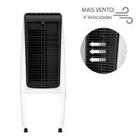Climatizador de Ar Spirit Master 90cm, 110W com Controle Remoto, Display LED, Timer de até 8 horas, 20 Litros – Branco - 2