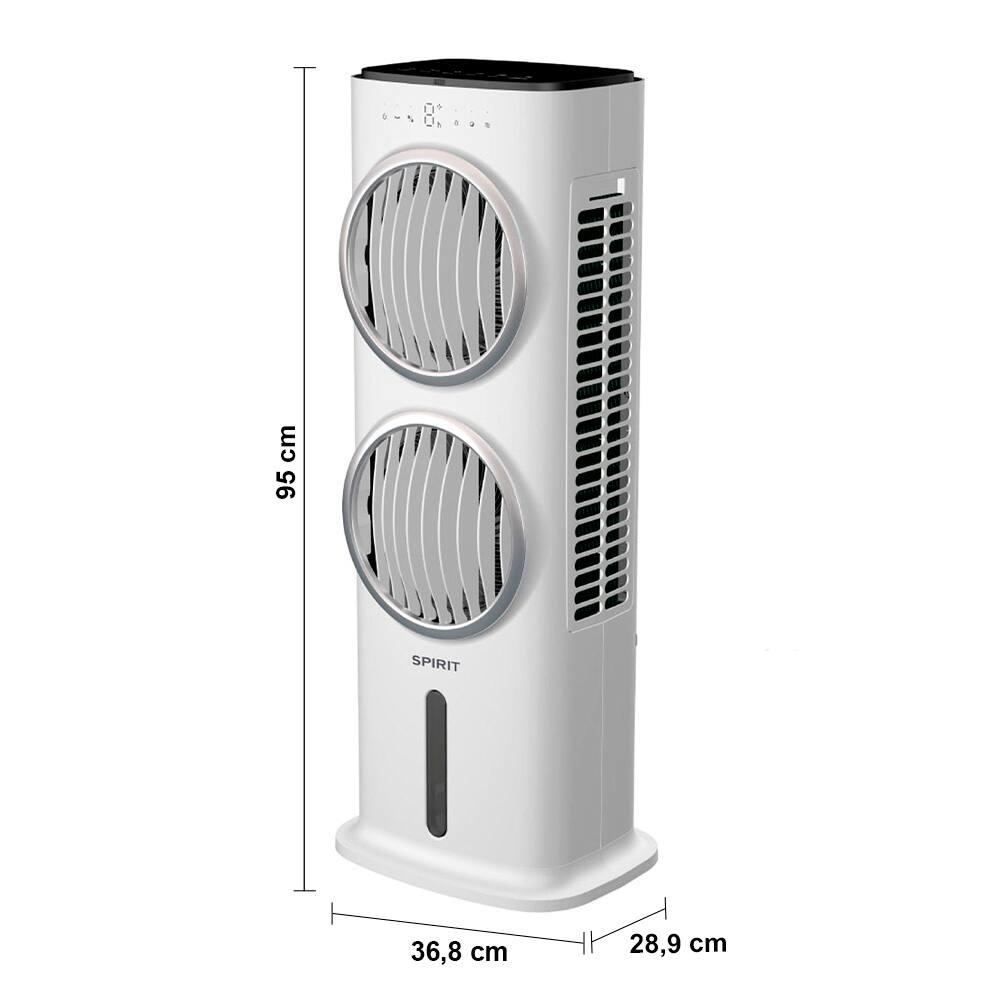 Climatizador de Ar Spirit Turbo 95cm, 90W com Controle Remoto, Display LED, Timer de até 9 horas, 10 Litros – Branco - 9