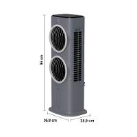 Climatizador de Ar Spirit Turbo 95cm, 90W com Controle Remoto, Display LED, Timer de até 9 horas, 10 Litros – Cinza - 8