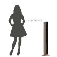Ventilador de Torre 110cm Spirit Esterilizador com 12 velocidades, Controle Remoto e Timer de até 12 horas, Marrom - 5
