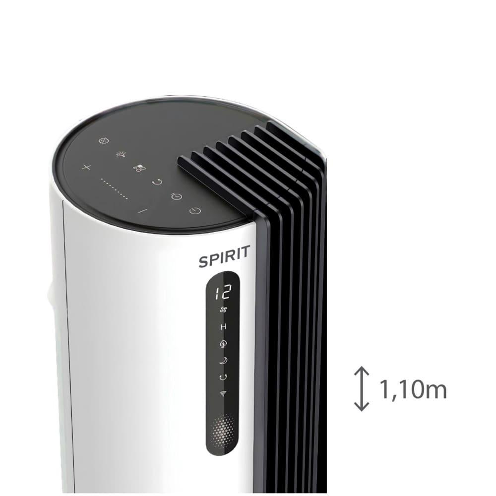 Ventilador de Torre 110cm Spirit Esterilizador com 12 velocidades, Controle Remoto e Timer de até 12 horas, Branco - 4