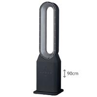 Circulador de Ar Spirit Bladeless com 3 Velocidades, Timer, Função Bom Sono e Vento Natural - Preto/Prata - 5