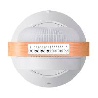 Ventilador de Torre Spirit Robot Triplo 130W com 3 Velocidades, Controle Remoto e Painel Digital com Display LED - Branco/Caramelo - 9