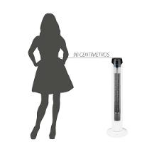 Ventilador de Torre 90cm Spirit SKY com 3 Velocidades, Controle Remoto e Timer de até 7h30 – Branco - 6