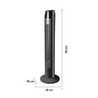 Ventilador de Torre 90cm Spirit SKY com 3 Velocidades, Controle Remoto e Timer de até 7h30 – Preto - 7