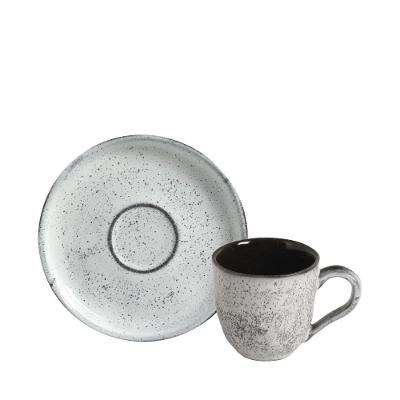 Xícara de Café com Pires Bio Echo Porto Brasil Branco - 1 peça