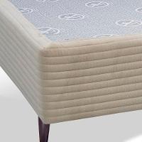 Base Box para Colchão Solteiro Cama inBox Livity 38x88x188cm - Bege - 3