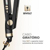 Chapinha Prancha Alisadora Mondial Black Gold Argan P-30T Preto Bivolt - 11