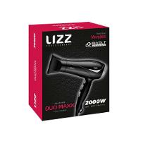 Secador de Cabelos Lizz Duo Maxx Íon Ceramic 2000W Preto – Bivolt