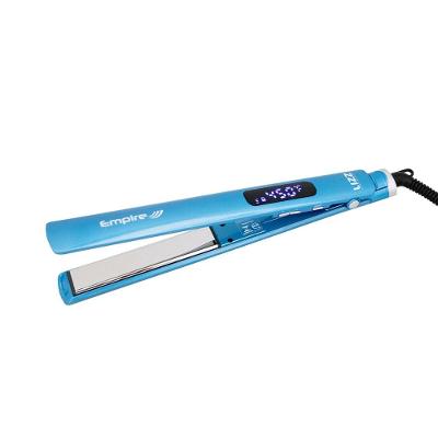 Chapinha | Prancha Alisadora Lizz Professional Empire Titanium Azul 230°C / 450°F com Emissão de Íons e Cabo Giratório – Bivolt