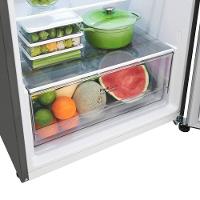 Geladeira LG Frost Free GN-B372PFM Duplex com Tecnologia Smart Inverter, Linear Cooling e Multi Air Flow Inox Look - 375 litros