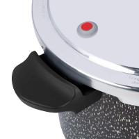 Panela de Pressão Rochedo 4,5 Litros Segura Stone Pro com Revestimento Antiaderente Minerium Preto/Cinza - 2