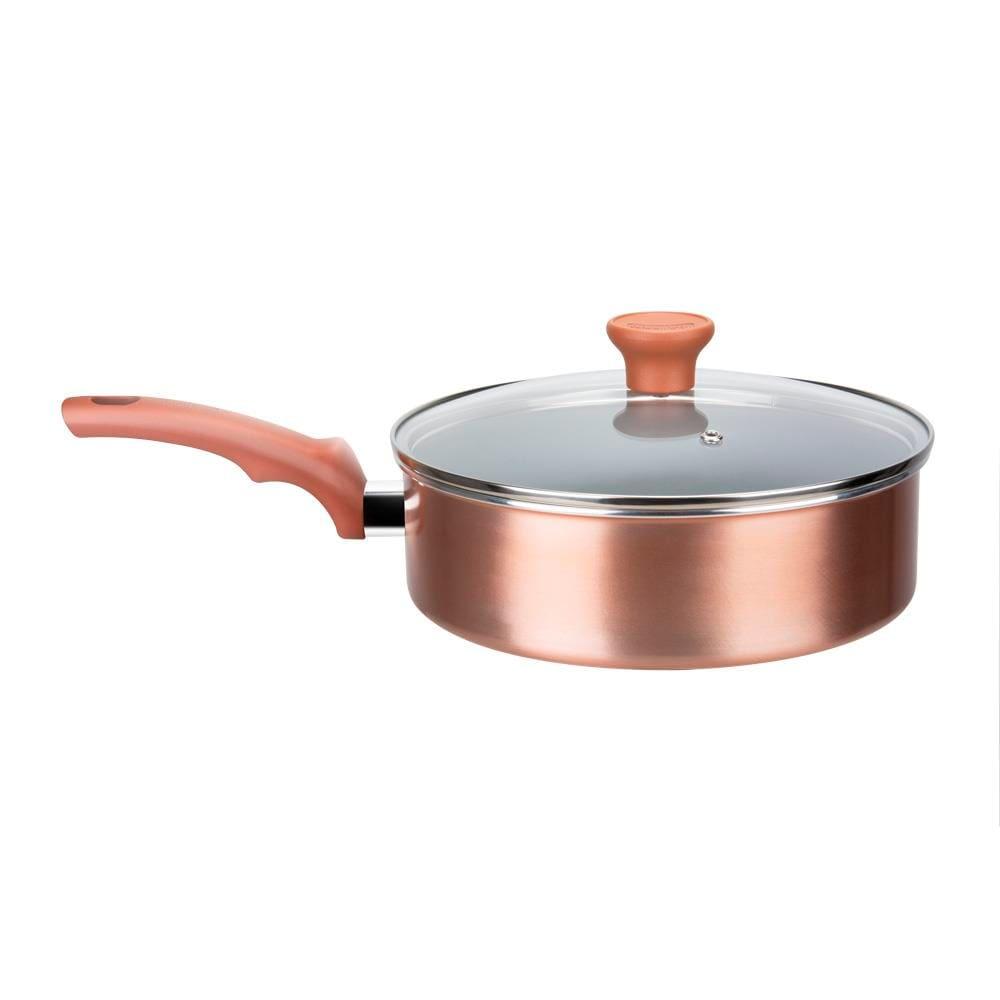 Conjunto de Panelas 5 Peças Rochedo Ceramic Rose Gold com Revestimento Cerâmico – Rose Gold - 3