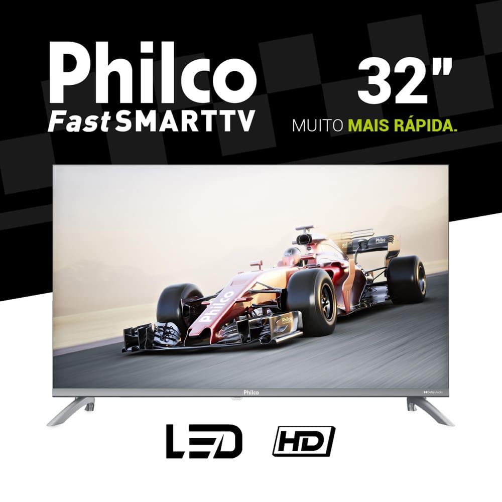 Smart TV 32" Philco HD DLED PTV32M9GACGB com Sistema Operacional Android TV, Processador Quad Core, Dolby Audio e Chromecast built in - 8