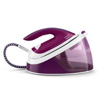 Ferro de Passar a Vapor Philips Walita PerfectCare Compact Essential com Tecnologia OptimalTEMP e Base SteamGlide 1800W – Branco/Roxo - 1