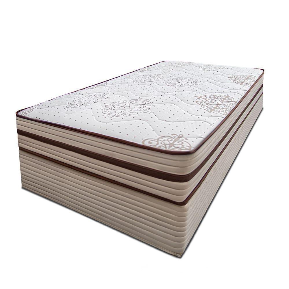 Cama Box Solteiro Cama inBox Livity com Molas Ensacadas e Espuma D26 62x88x188cm – Bege - 2