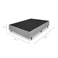 Base Box para Colchão de Casal MGA Itaflex Universal 25x138x188cm - Cinza - 6