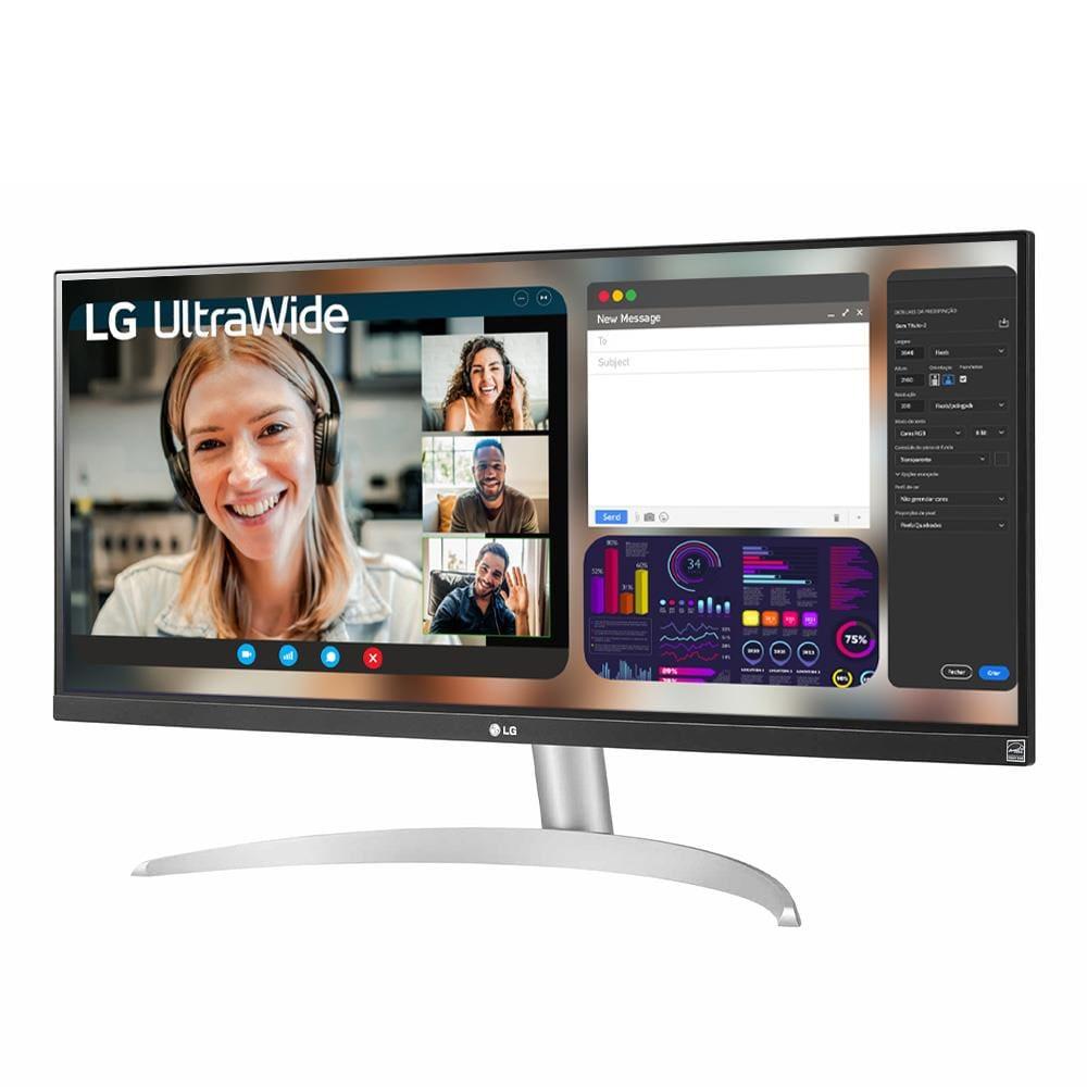 Monitor UltraWide 29" LG 29WQ600-B com Tela IPS, Full HD, 100Hz, AMD FreeSync – Branco - 4