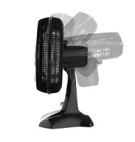 Ventilador de Mesa 2 em 1 Britânia Maxx Force BVT405 40cm 6 Pás 3 Velocidades 150W Preto