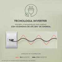 Geladeira Electrolux Frost Free Inverter Efficient AutoSense 3 Portas Black Inox Look 480L - 7