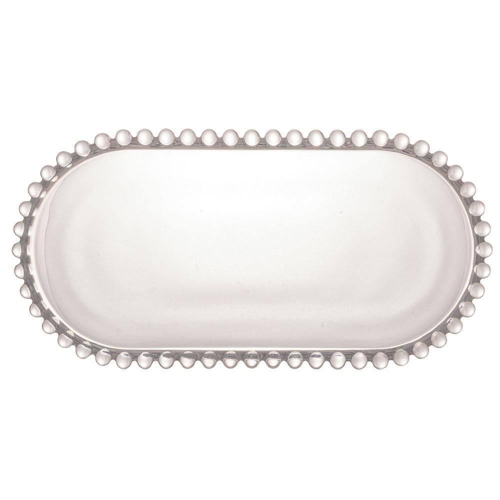 Travessa Oval Wolff Pearl em Cristal - 12 x 24 cm - 2