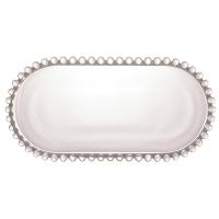 Travessa Oval Wolff Pearl em Cristal - 12 x 24 cm - 2