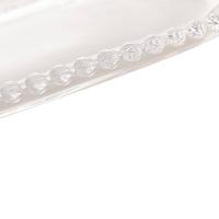 Travessa Oval Wolff Pearl em Cristal - 12 x 24 cm