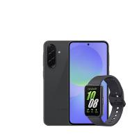 Smartphone Samsung Galaxy A36 5G Preto 256GB, 8GB RAM, Câmera Tripla até 50MP, Tela Super AMOLED 6.7", IP67, NFC e Recursos AI + Galaxy Fit3 Grafite - 1