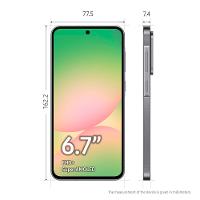 Smartphone Samsung Galaxy A56 5G Preto 256GB, 8GB RAM, Câmera Tripla 50MP, Tela 6.7", IP67, NFC e Recursos AI + Galaxy Fit3 Grafite Display de 1.6" - 6