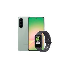Smartphone Samsung Galaxy A56 5G Verde 128GB, 8GB RAM, Câmera Tripla 50MP, Tela 6.7", IP67, NFC e Recursos AI + Galaxy Fit3 Grafite Display de 1.6" - 1